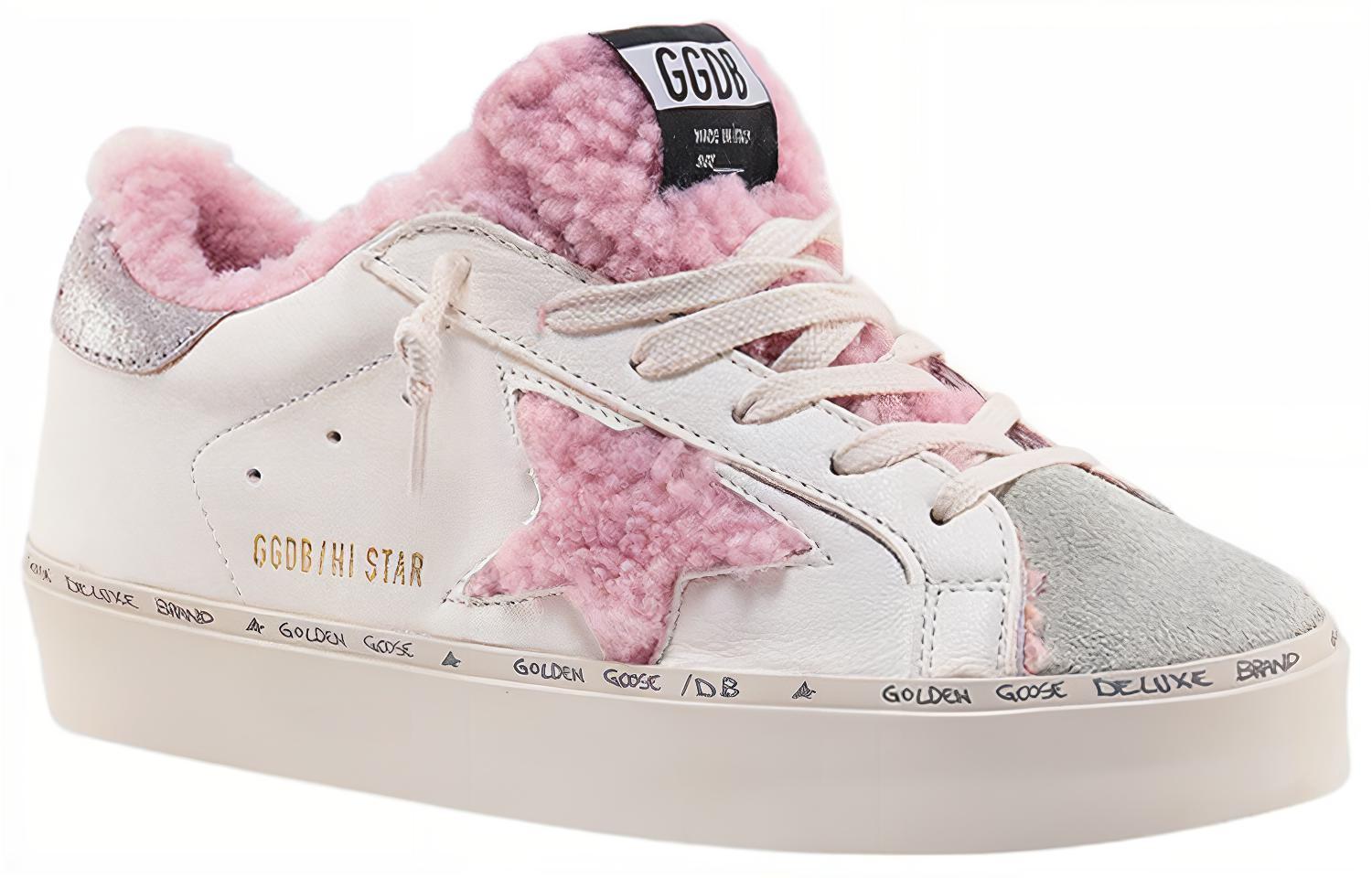 Order (W) Sepatu Kulit Low Top Golden Goose 'Putih Pink' GWF00372.F003269.81793