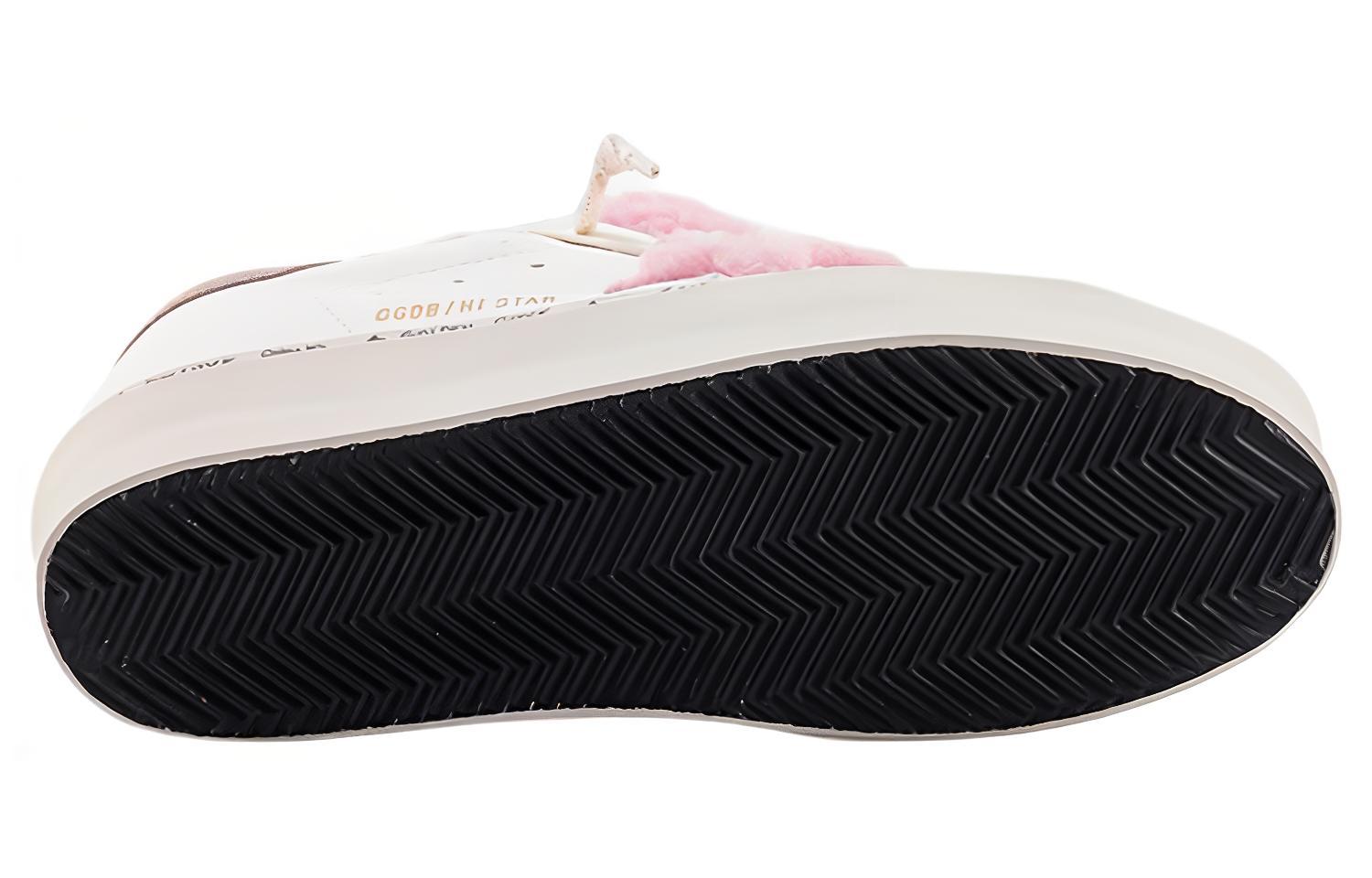 Shop (W) Sepatu Kulit Low Top Golden Goose 'Putih Pink' GWF00372.F003269.81793