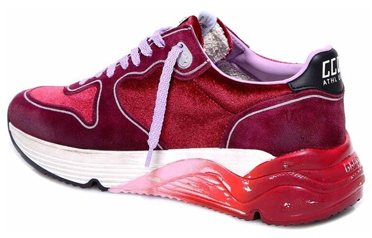 Lookbook (W) 골든구스 레드 로우탑 스니커즈 (Golden Goose Red Low-top Sneakers) G35WS963.D8