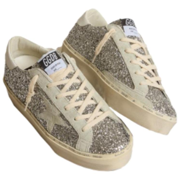 Lookbook (W) Zapatillas Golden Goose Low Top 'Plata' GWF00118.F005100.70287