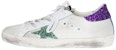 (W) Sneakers Golden Goose Low Top 'Putih Hijau Ungu' G31WS590.B86