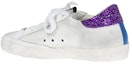 Shop (W) Sneakers Golden Goose Low Top 'Putih Hijau Ungu' G31WS590.B86