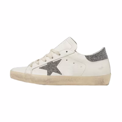 (W) Golden Goose Low Top Suede Lace-Up 'Fashion White'