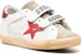 (W) Golden Goose Low Top Velcro 'Putih Usang Merah' GWF00143.F003349.10953