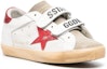 Lookbook (W) Golden Goose Low Top Velcro 'Putih Usang Merah' GWF00143.F003349.10953