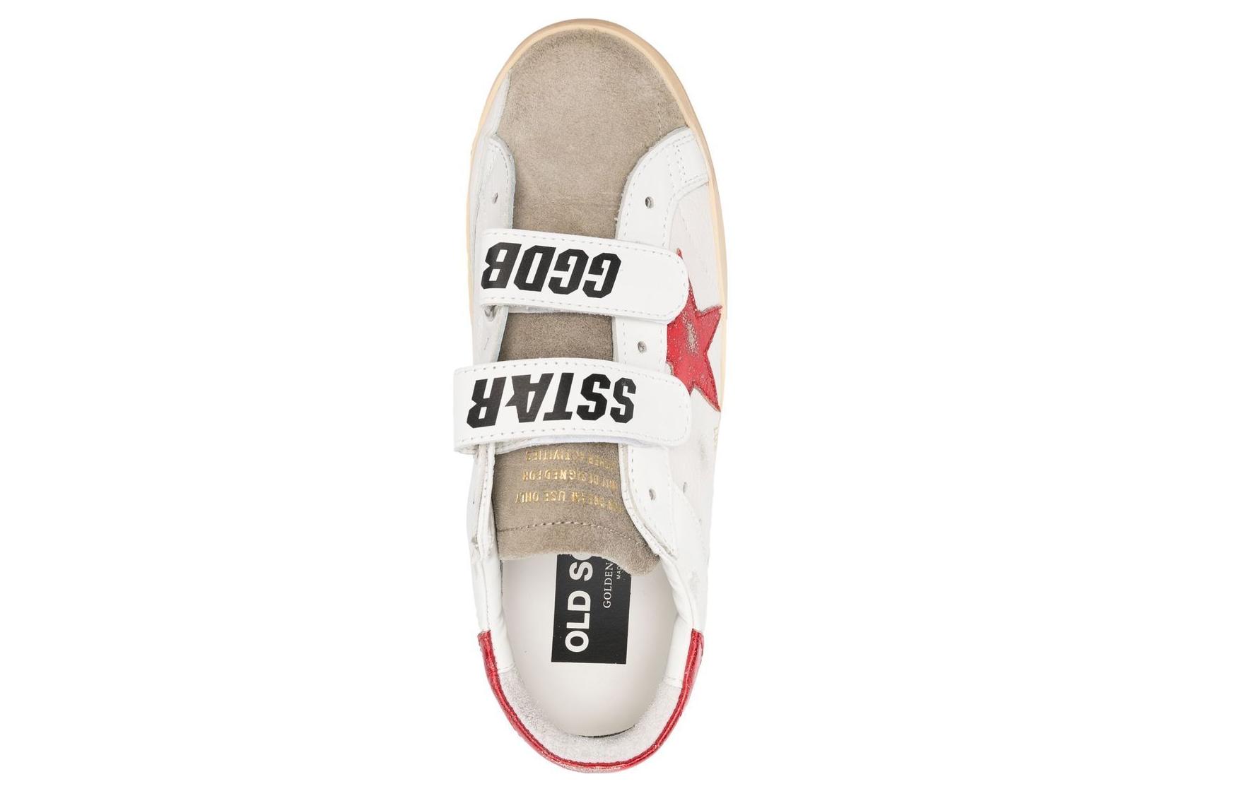 Shop (W) ゴールデングース ローカット ベルクロ (白/赤) GWF00143.F003349.10953