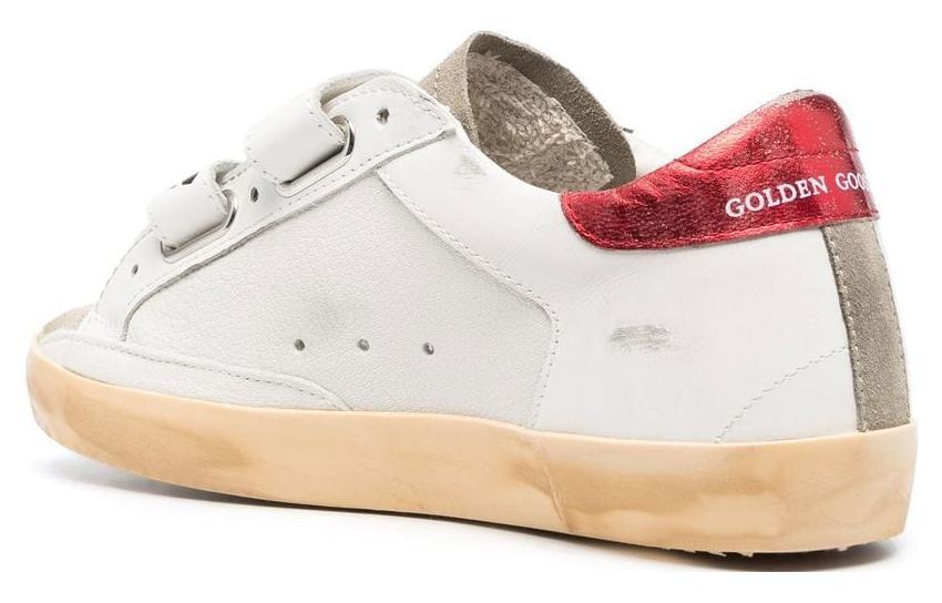 Purchase (W) ゴールデングース ローカット ベルクロ (白/赤) GWF00143.F003349.10953