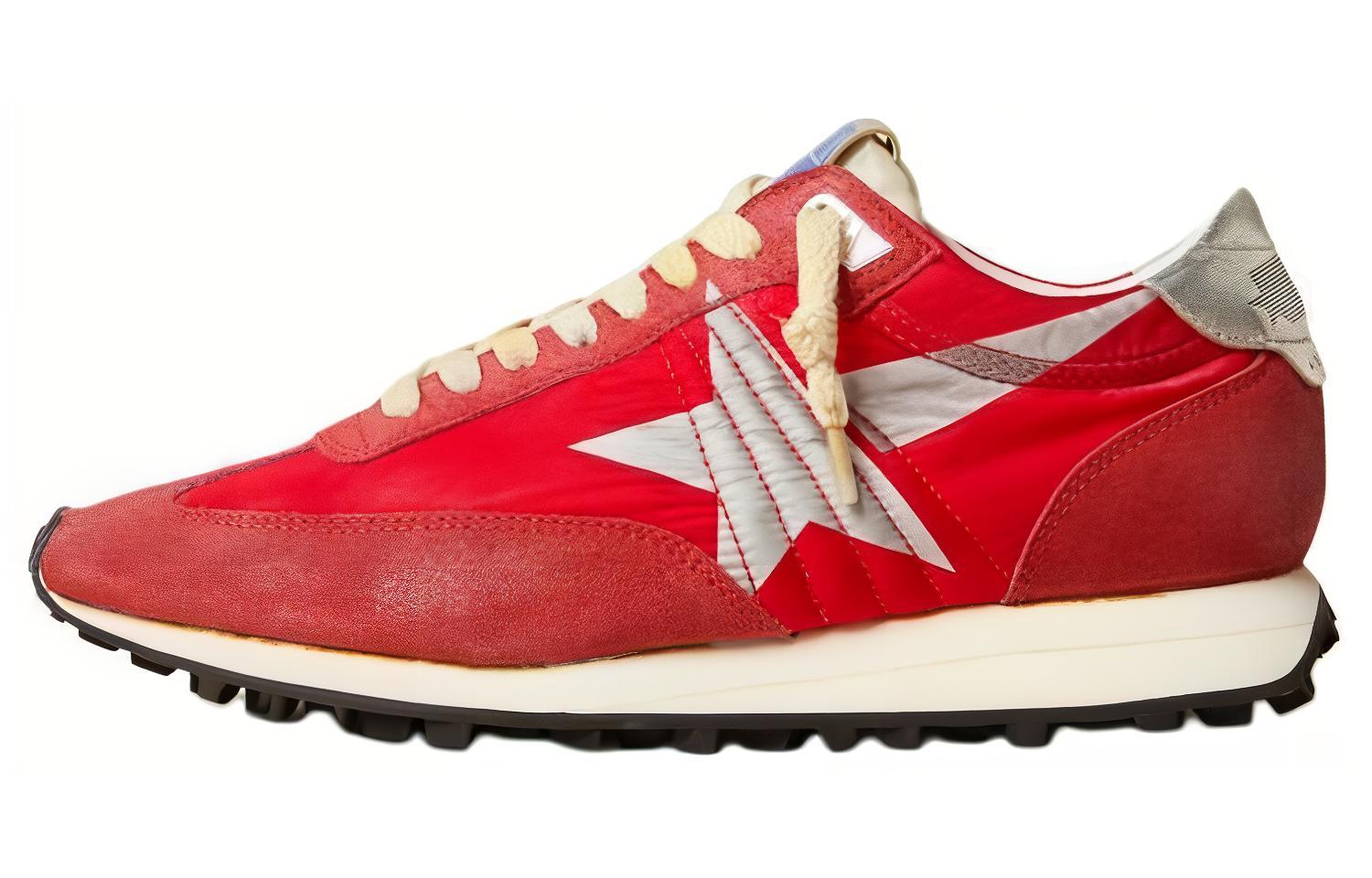 (Women) Golden Goose Marathon Red Casual Low-Top Comfortable Running Sneakers GWF00683.F005492.40399