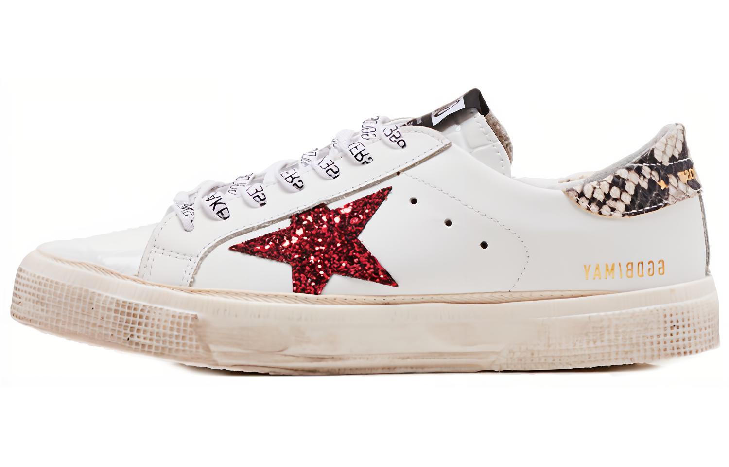 (Women) Golden Goose May 'Red Star' G36WS127.M7