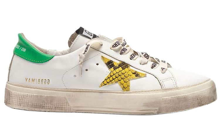 Order (W) Golden Goose May ''Weiß Grün Schlangenhaut Stern'' G35WS127.L6