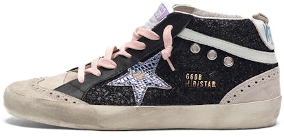 (Women) Golden Goose Mid-Star 'Rainbow Star Sequins Navy' G36WS634.V6 (Women) Golden Goose Mid-Star 'Rainbow Star Sequins Navy' G36WS634.V6