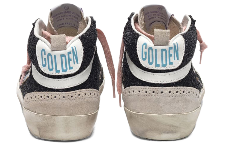 Lookbook (W) Golden Goose Mid-Star ''Regenboog Ster Pailletten Navy'' G36WS634.V6