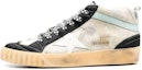 Buy (W) Golden Goose Mid Star 'Beige Hitam Lusuh' GWF00122.F003295.11211