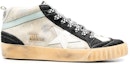 Order (W) Golden Goose Mid Star 'Beige Hitam Lusuh' GWF00122.F003295.11211