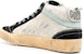 (W) Golden Goose Mid Star 'Beige Hitam Lusuh' GWF00122.F003295.11211