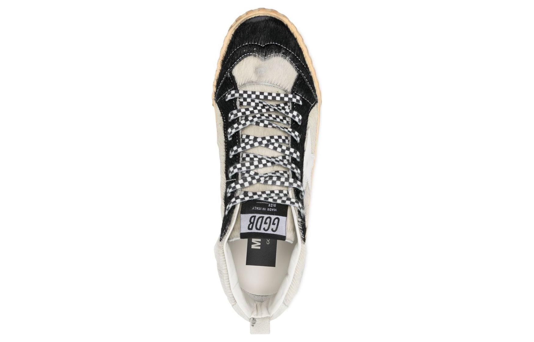 Purchase (W) Golden Goose Mid Star ''Beige Zwart Versleten'' GWF00122.F003295.11211