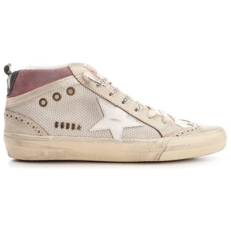 Order (W) Golden Goose Mid Star ''Beige Versleten'' Sneakers GWF00123.F004730.82350