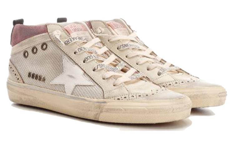 Shop (W) Golden Goose Mid Star ''Beige Versleten'' Sneakers GWF00123.F004730.82350