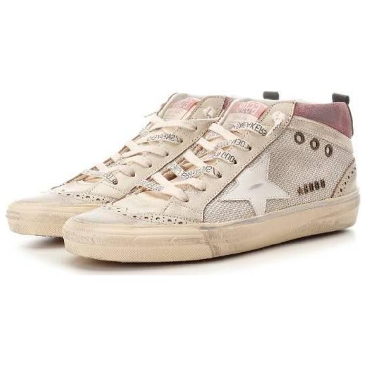 Purchase (W) Golden Goose Mid Star ''Beige Versleten'' Sneakers GWF00123.F004730.82350