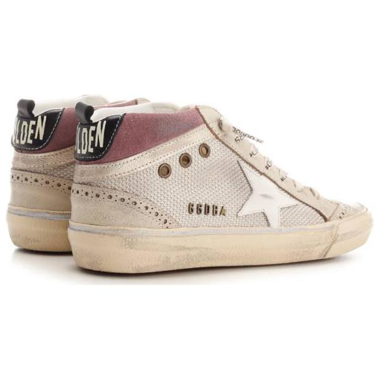 Details for (W) Golden Goose Mid Star ''Beige Versleten'' Sneakers GWF00123.F004730.82350