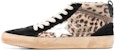 (W) Golden Goose Mid Star 'Hitam Coklat' GWF00122.F004729.82349