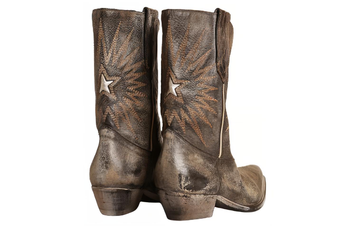 Shop (W) Golden Goose Mid Star 'Cuero Negro' GWF00136.F004885.90402