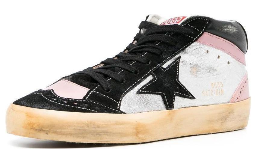 Lookbook (W) (女性用) ゴールデングース ミッドスター 'ブラック シルバーピンク' GWF00123-F004179-82174