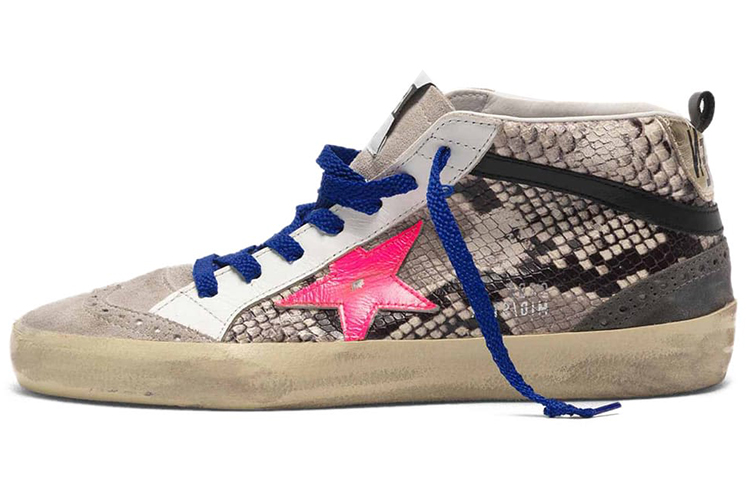 (Women) Golden Goose Mid Star 'Brown Snake Print' G35WS634.T5