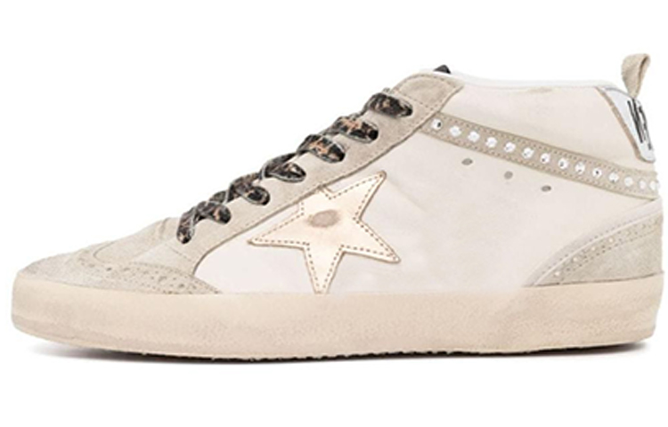 (Women) Golden Goose Mid Star 'Crystallized Off-White' GWF00122.F004542.11497
