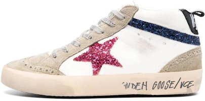 (Women) Golden Goose Mid Star 'Distressed White' GWF00122.F004727.82348 (Women) Golden Goose Mid Star 'Distressed White' GWF00122.F004727.82348