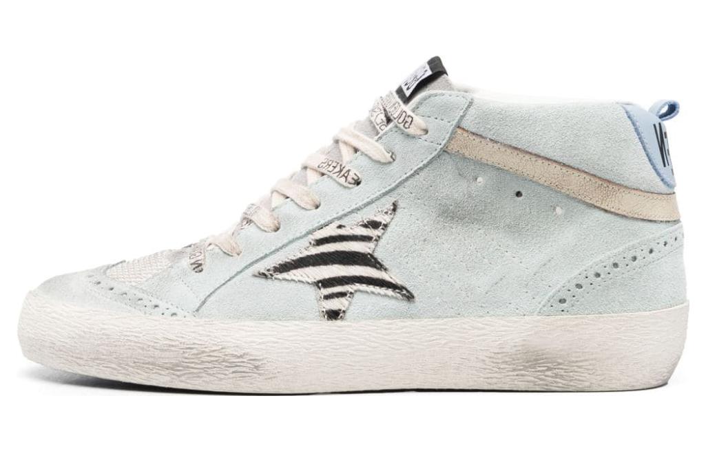 (Women) Golden Goose Mid Star 'Distressed White' GWF00122.F004733.82352