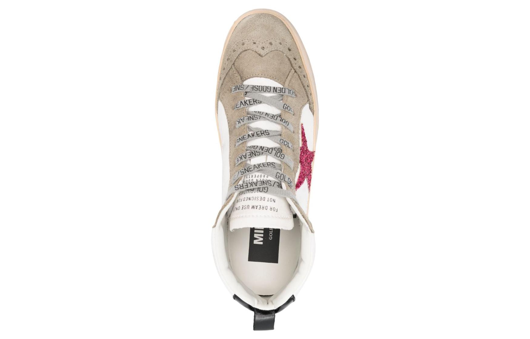 Lookbook (W) Golden Goose Mid Star ''Versleten Wit'' GWF00122.F004727.82348