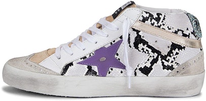(Women) Golden Goose Mid Star 'Distressed White Grey' GWF00122.F000271.80273 (Women) Golden Goose Mid Star 'Distressed White Grey' GWF00122.F000271.80273