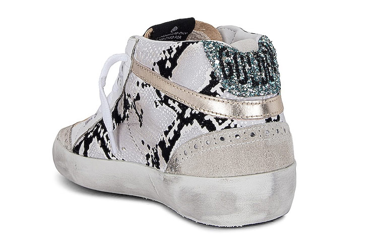 Shop 金鵝牌 Mid Star 仿舊 潮流百搭 中幫休閒板鞋 女款 白灰