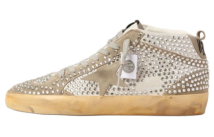 (Women) Golden Goose Mid Star 'Dove Grey' GWF00122.F004088.11376