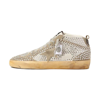 (W) Golden Goose Mid Star 'Dove Grey'