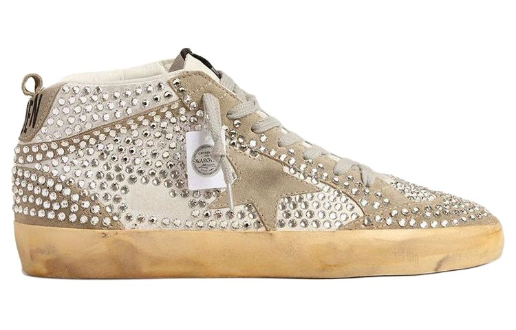 Order (W) Golden Goose Mid Star ''Taubengrau'' GWF00122.F004088.11376