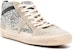 (W) Golden Goose Mid Star 'Glitter Suede High-Top Kelabu-Coklat Perak' GWF00122.F004554.70211