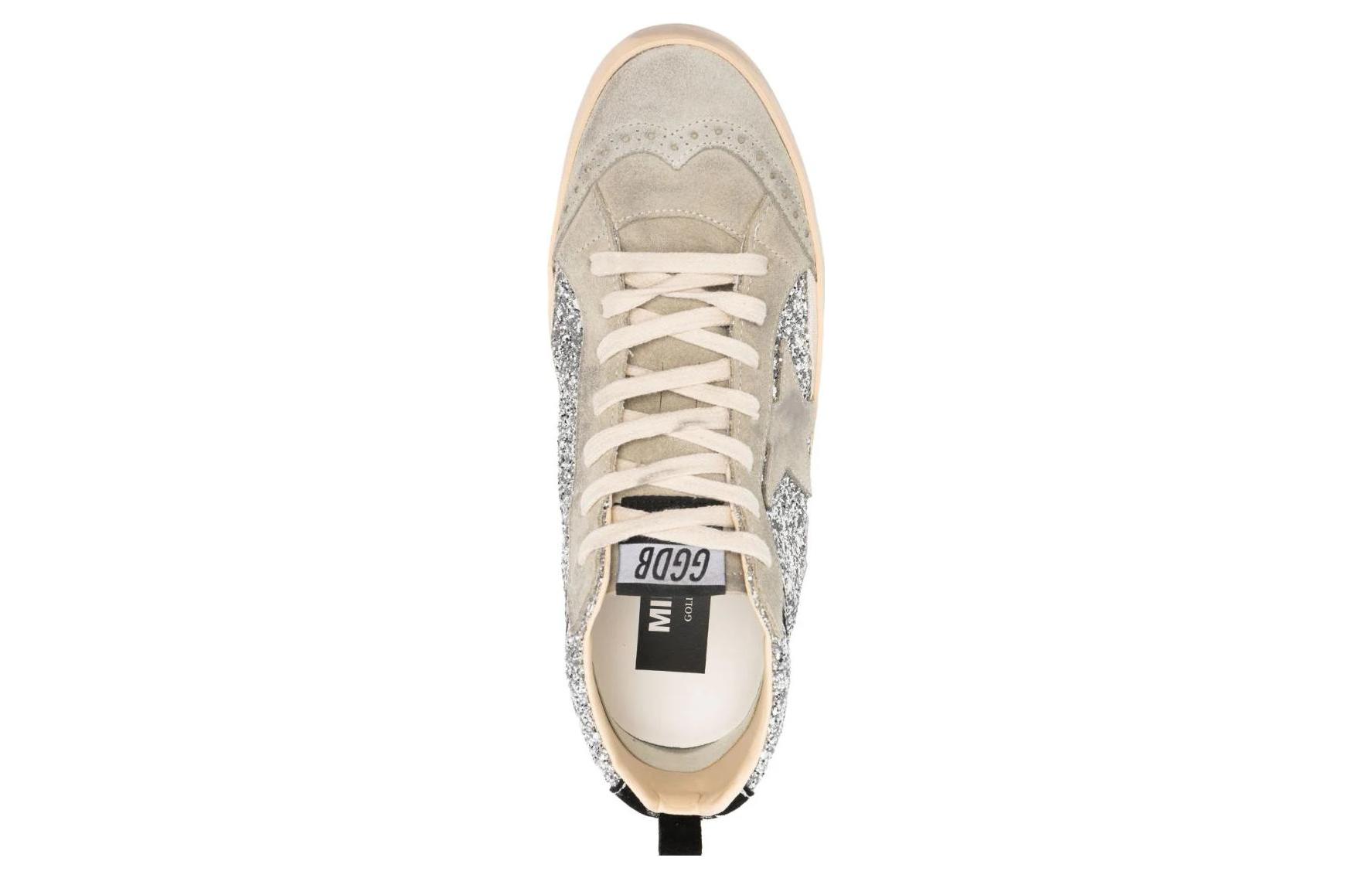 Purchase (W) Golden Goose Mid Star 'Ante Brillante Gris-Tan Plateado' High-Top. GWF00122.F004554.70211