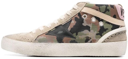 (Women) Golden Goose Mid Star 'Green Camouflage' GWF00122-F004132-82164 (Women) Golden Goose Mid Star 'Green Camouflage' GWF00122-F004132-82164