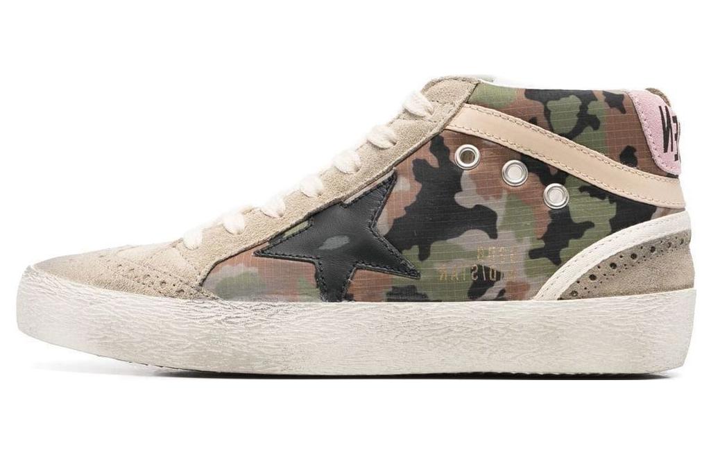 (Women) Golden Goose Mid Star 'Green Camouflage' GWF00122-F004132-82164