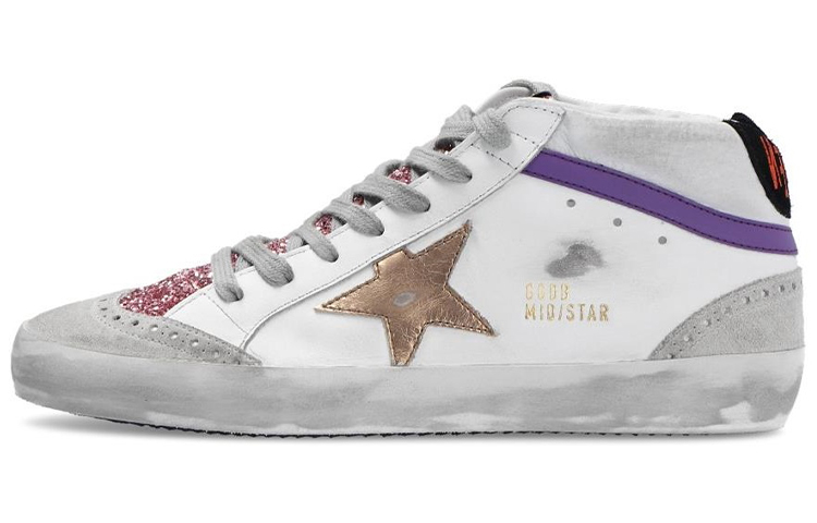 Buy (Women) Golden Goose Mid Star 'Grey White' GWF00123.F000264.80270
