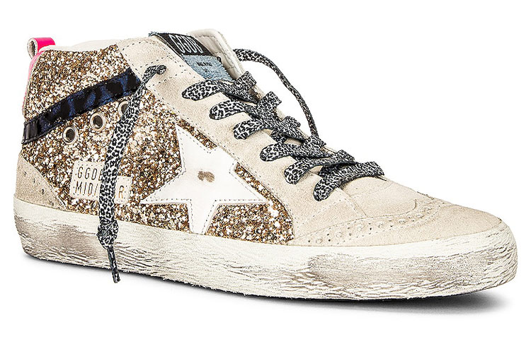 Lookbook (Women) Golden Goose Mid Star 'Metallic Gold Glitter' GWF00122.F000819.65125