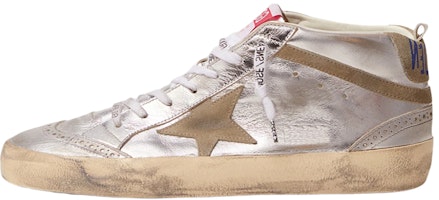 (Women) Golden Goose Mid Star 'Metallic Silver' GWF00122.F002794.70216 (Women) Golden Goose Mid Star 'Metallic Silver' GWF00122.F002794.70216