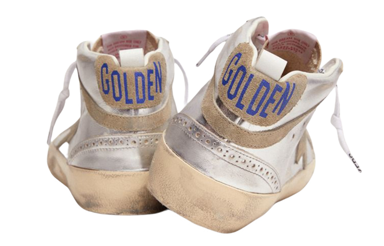 Lookbook (W) Golden Goose Mid Star 'Perak Metalik' GWF00122.F002794.70216