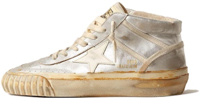(Women) Golden Goose Mid Star 'Silver' GWF00408.F004083.70259 (Women) Golden Goose Mid Star 'Silver' GWF00408.F004083.70259