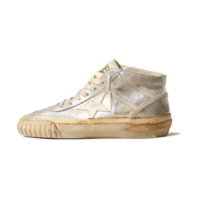 (W) Golden Goose Mid Star 'Silver'