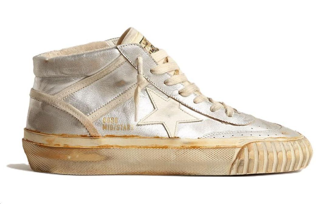 (W) Golden Goose Mid Star 'Silver' 圖 2