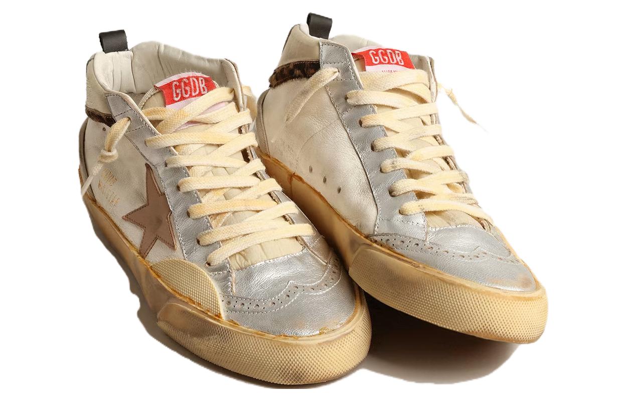 Order (W) Golden Goose Mid Star 'Plata Crema' GWF00460.F004004.81998
