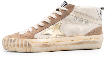 (Women) Golden Goose Mid Star 'White Brown' GWF00500.F004235.15440 (Women) Golden Goose Mid Star 'White Brown' GWF00500.F004235.15440